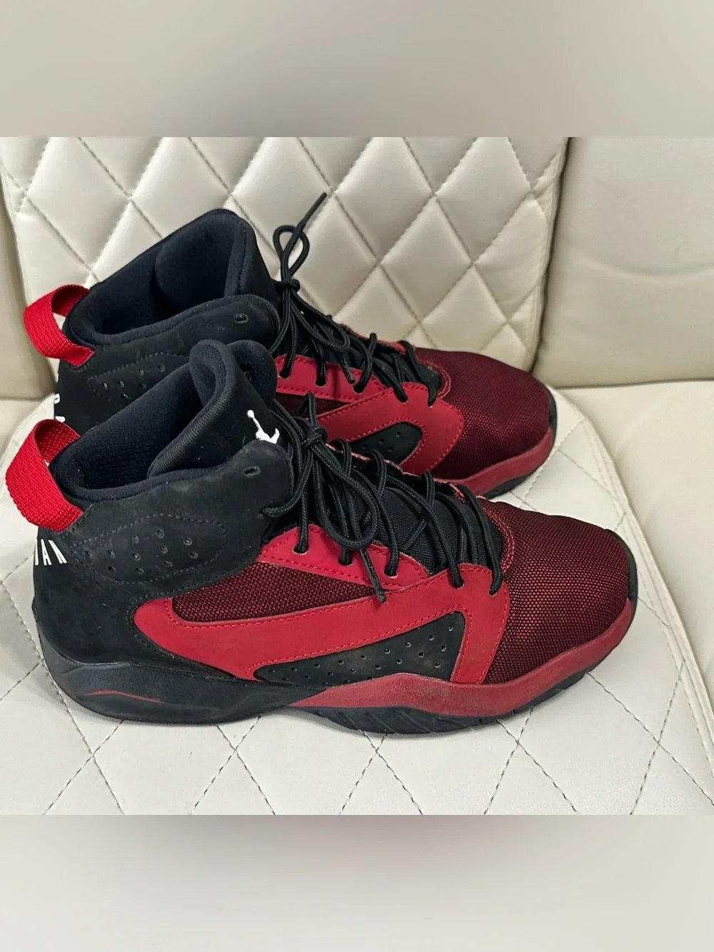 Nike Air Jordan Lift Off sneakers youth kids size 2 red black